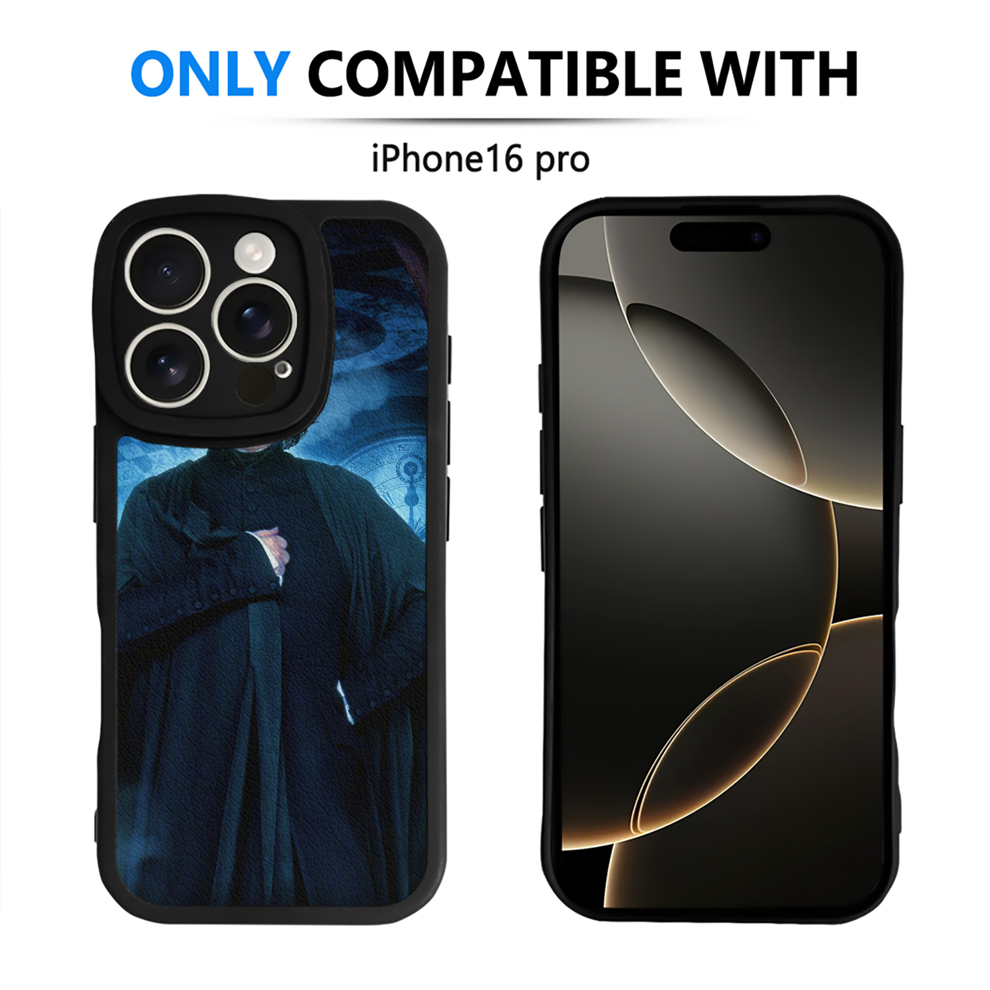 （画像用） Harry Potter ハリー・ポッターシリーズ 【iPhone 16シリーズ対応】シリコンスマホケース（レザー調） 材質：シリコン